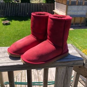 UGG Red Boots Size 7